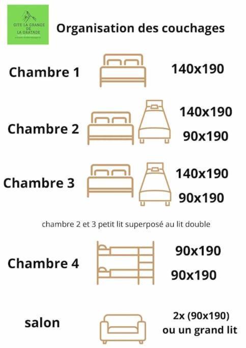 La Grange De La Gratade Villa Rochefort-Montagne Ngoại thất bức ảnh